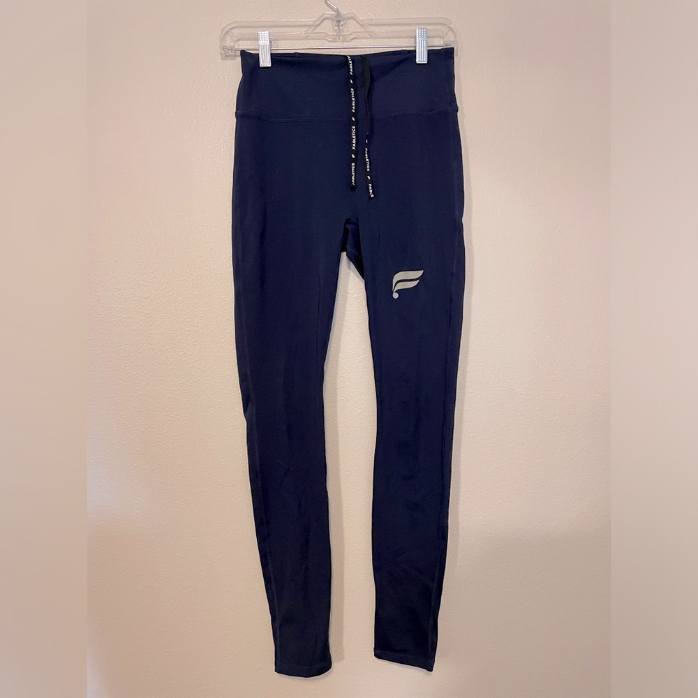 Fabletics running leggings navy blue size M